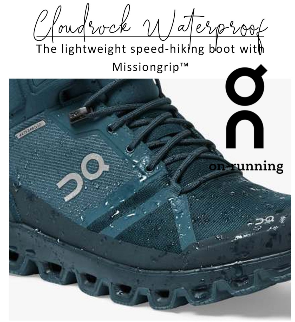 On Running Cloudrock Waterproof Hiking Boot
