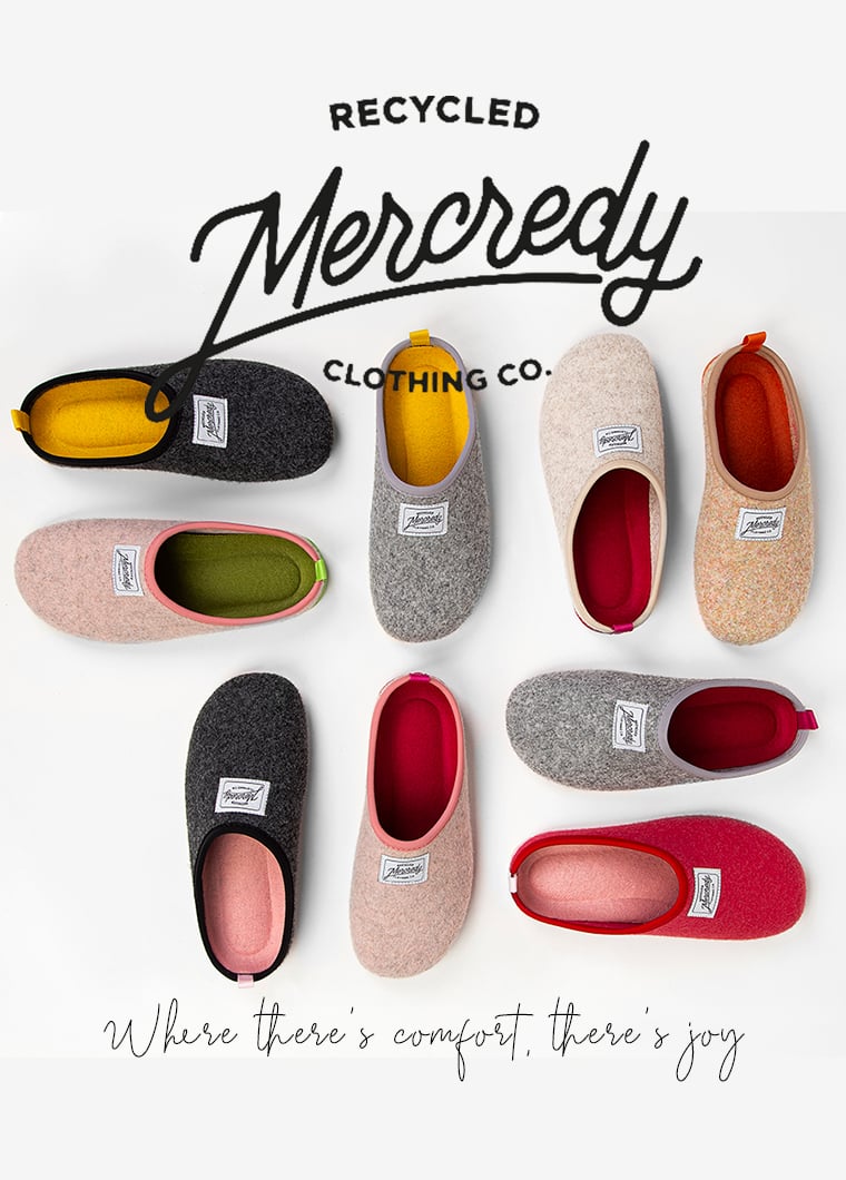 Recycled Mercredy Slippers!